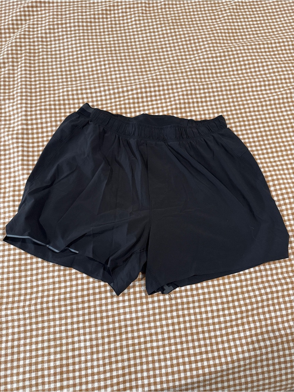 lululemon athletica Black Surge Lined Short 4"